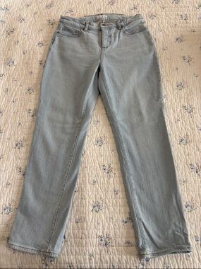 Loft Girlfriend Light Blue Women’s Straight-Leg Jeans size 4 petite
